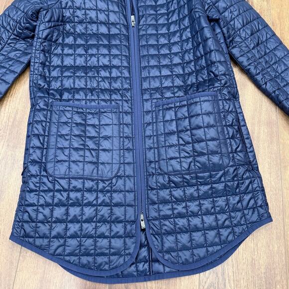 Athleta Grandview Quilted Jacket in Navy Blue Size Small - Picture 3 of 8
